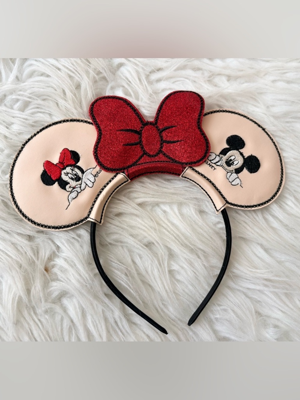 Embroidered Mickey + Minnie Ears